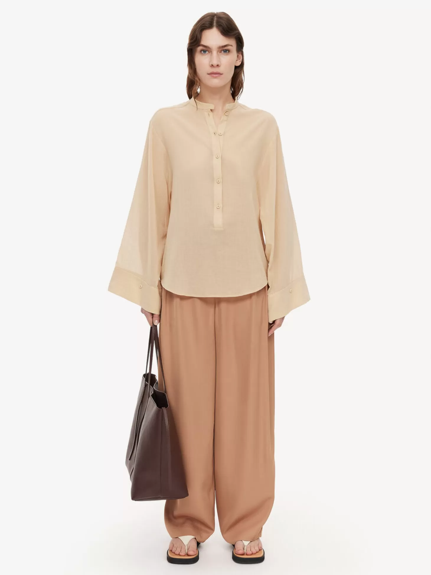 By Malene Birger Aluna Organic Cotton Blouse-Women Shirts And Tops