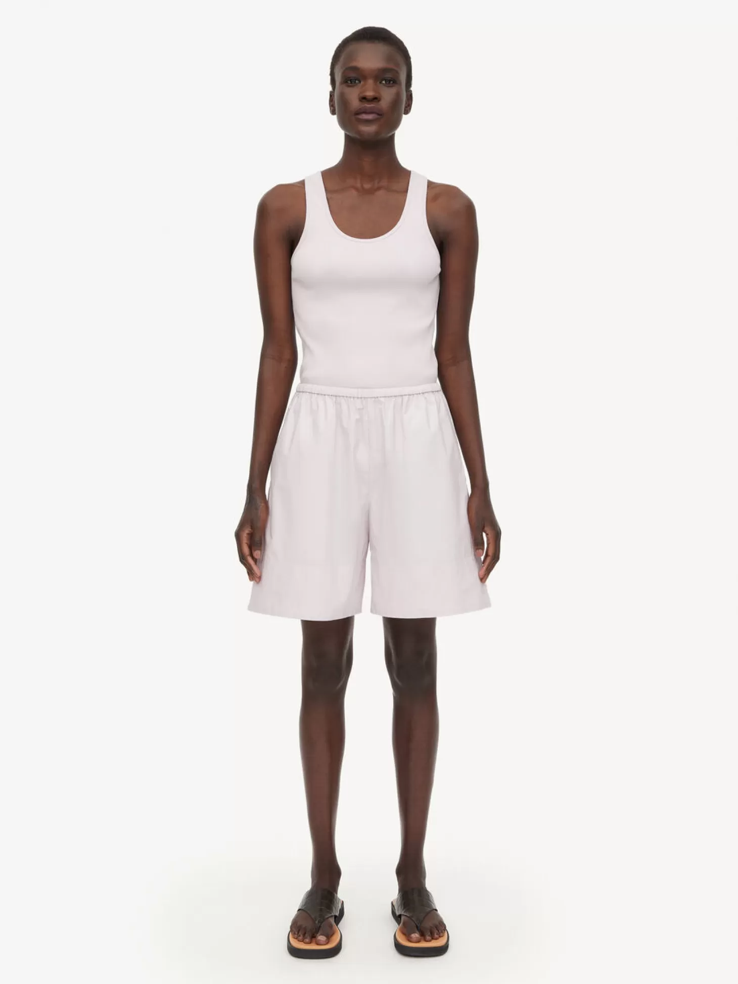 By Malene Birger Anisa Organic Cotton Tank Top-Women T-Shirts And Sweatshirts