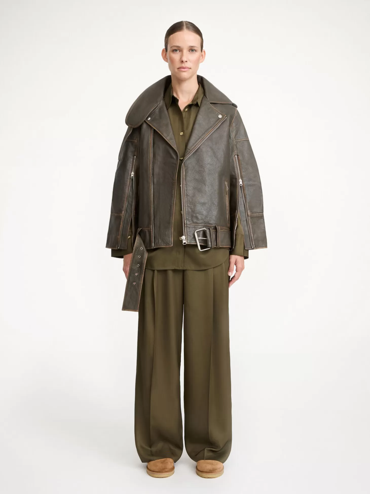 By Malene Birger Beatrisse Leather Jacket-Women Coats And Jackets