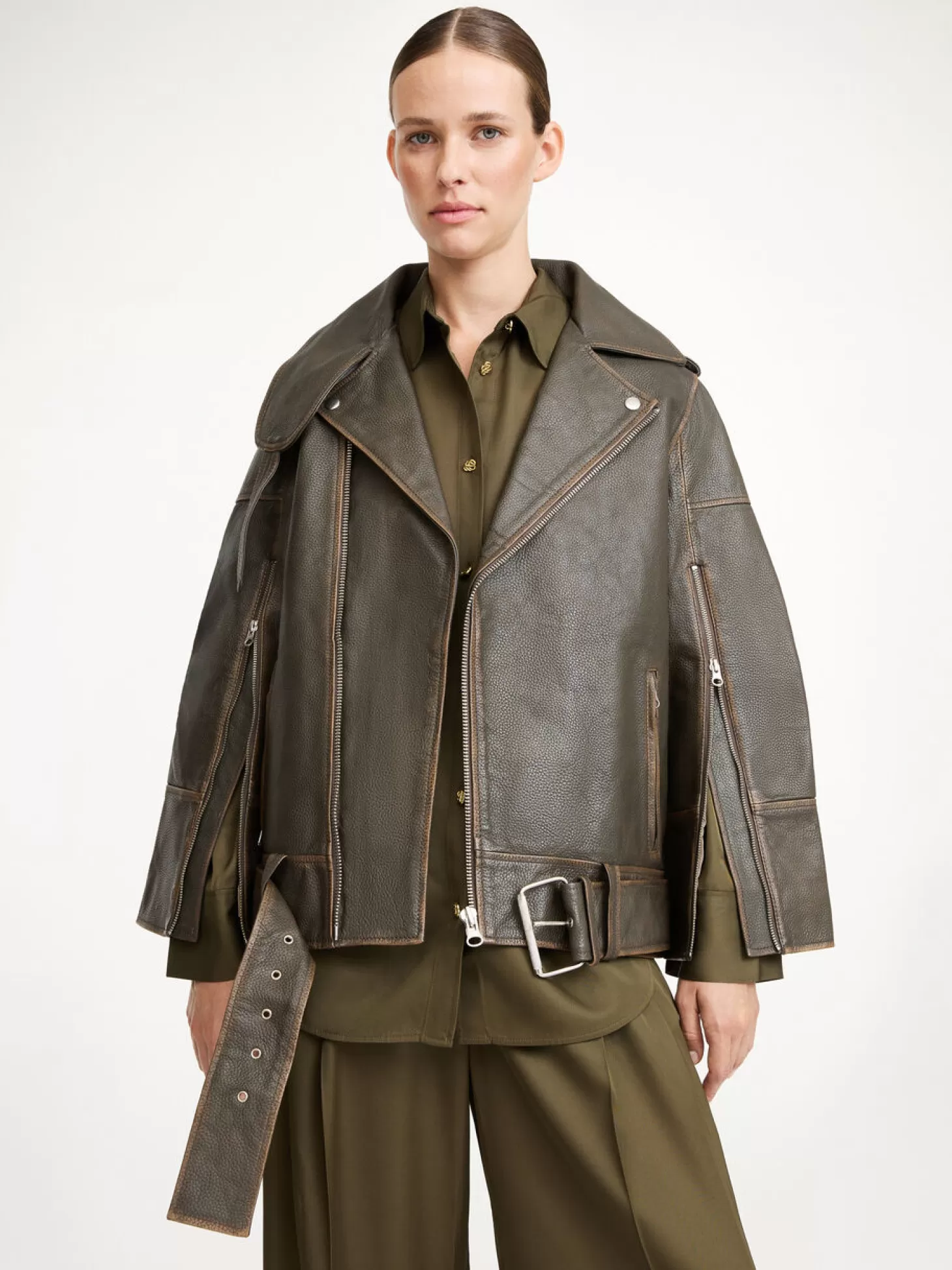 By Malene Birger Beatrisse Leather Jacket-Women Coats And Jackets