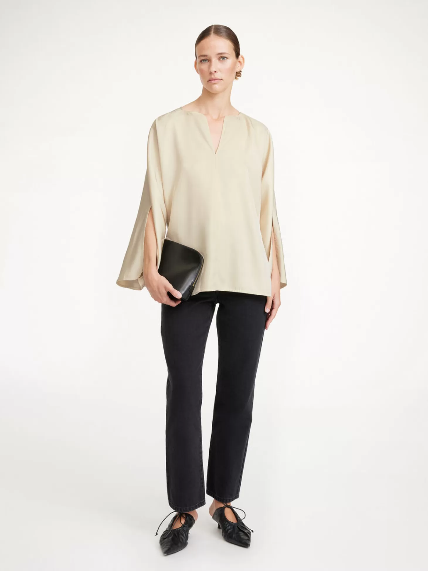 By Malene Birger Calias Tunic-Style Blouse-Women Shirts And Tops