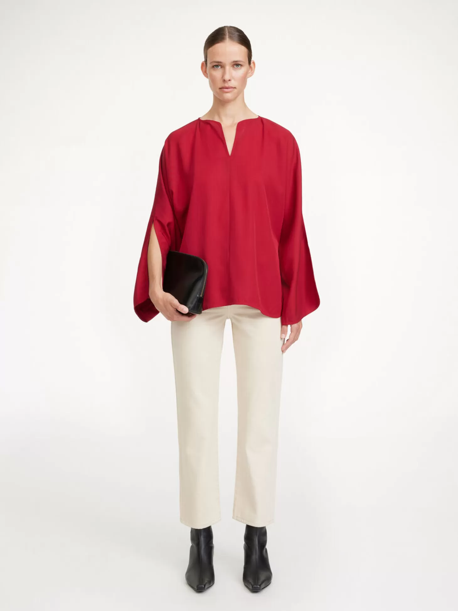 By Malene Birger Calias Tunic-Style Blouse-Women Shirts And Tops