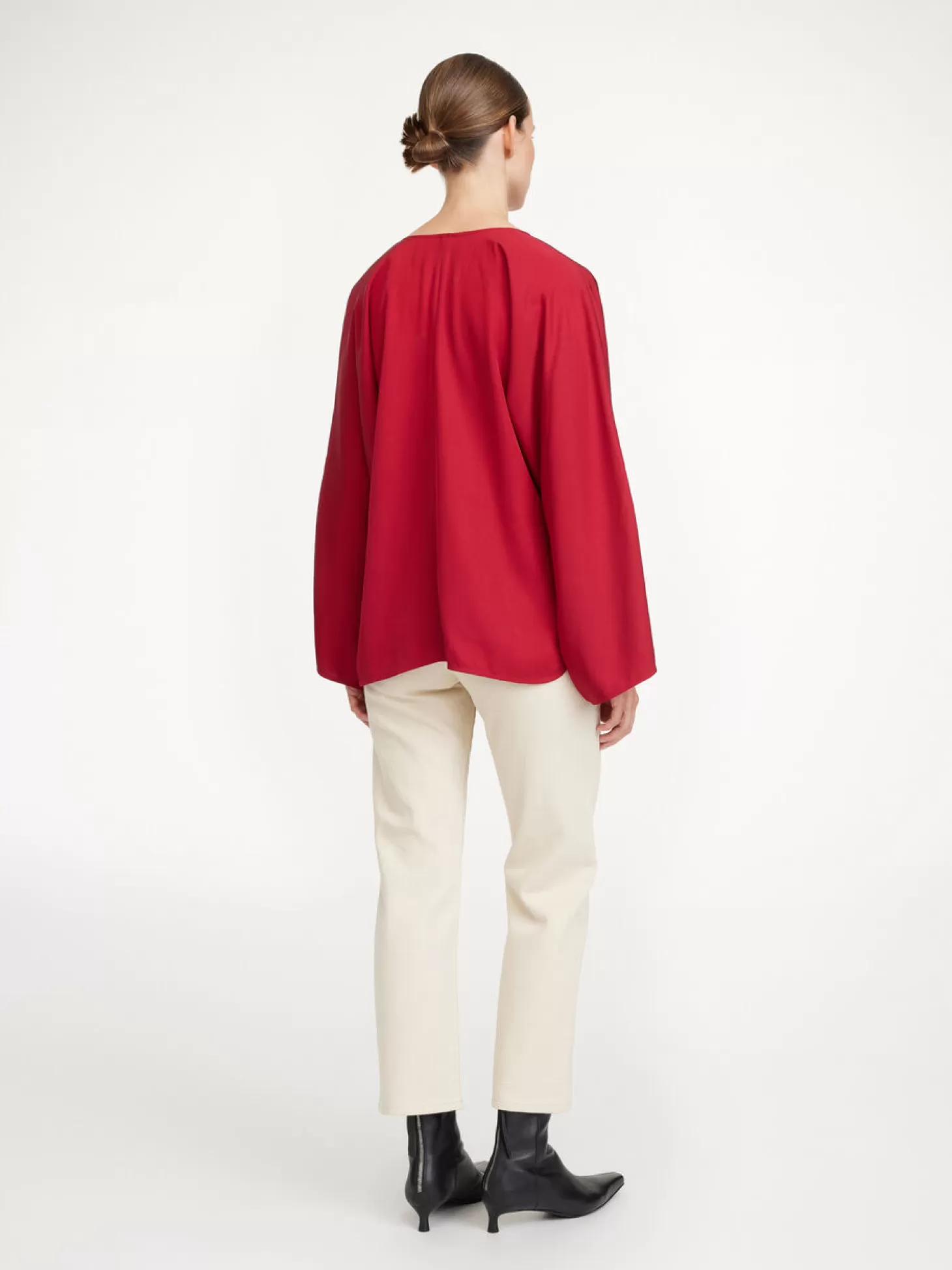 By Malene Birger Calias Tunic-Style Blouse-Women Shirts And Tops