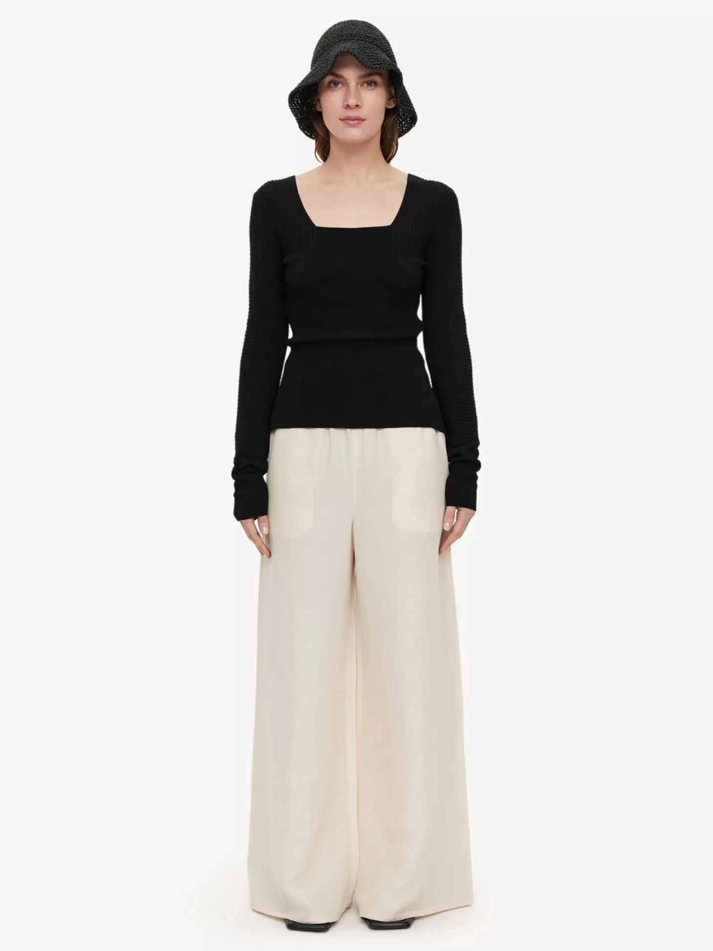 By Malene Birger Campine Wide-Leg Trousers-Women Trousers