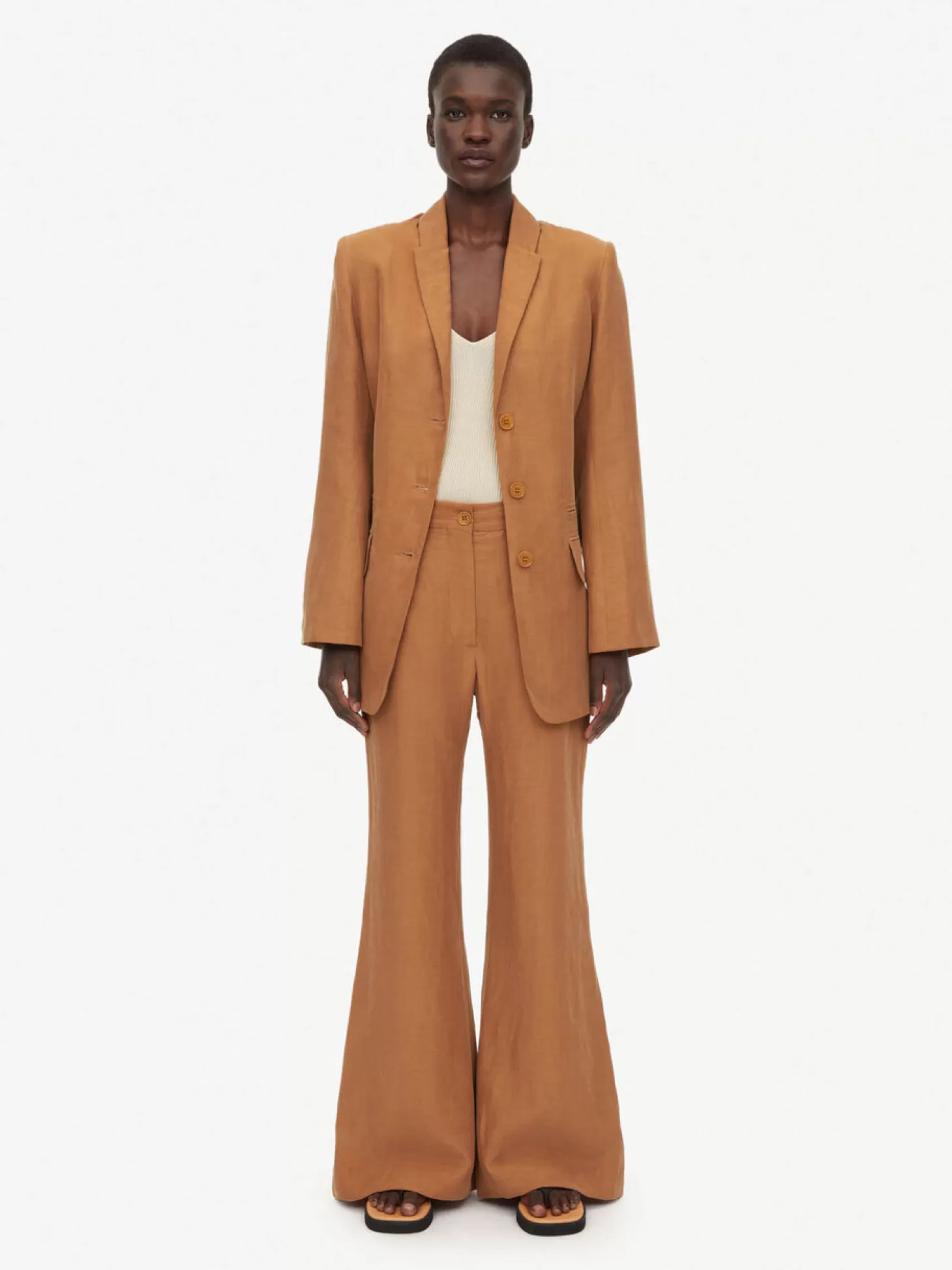 By Malene Birger Carass Flared Trousers-Women Trousers