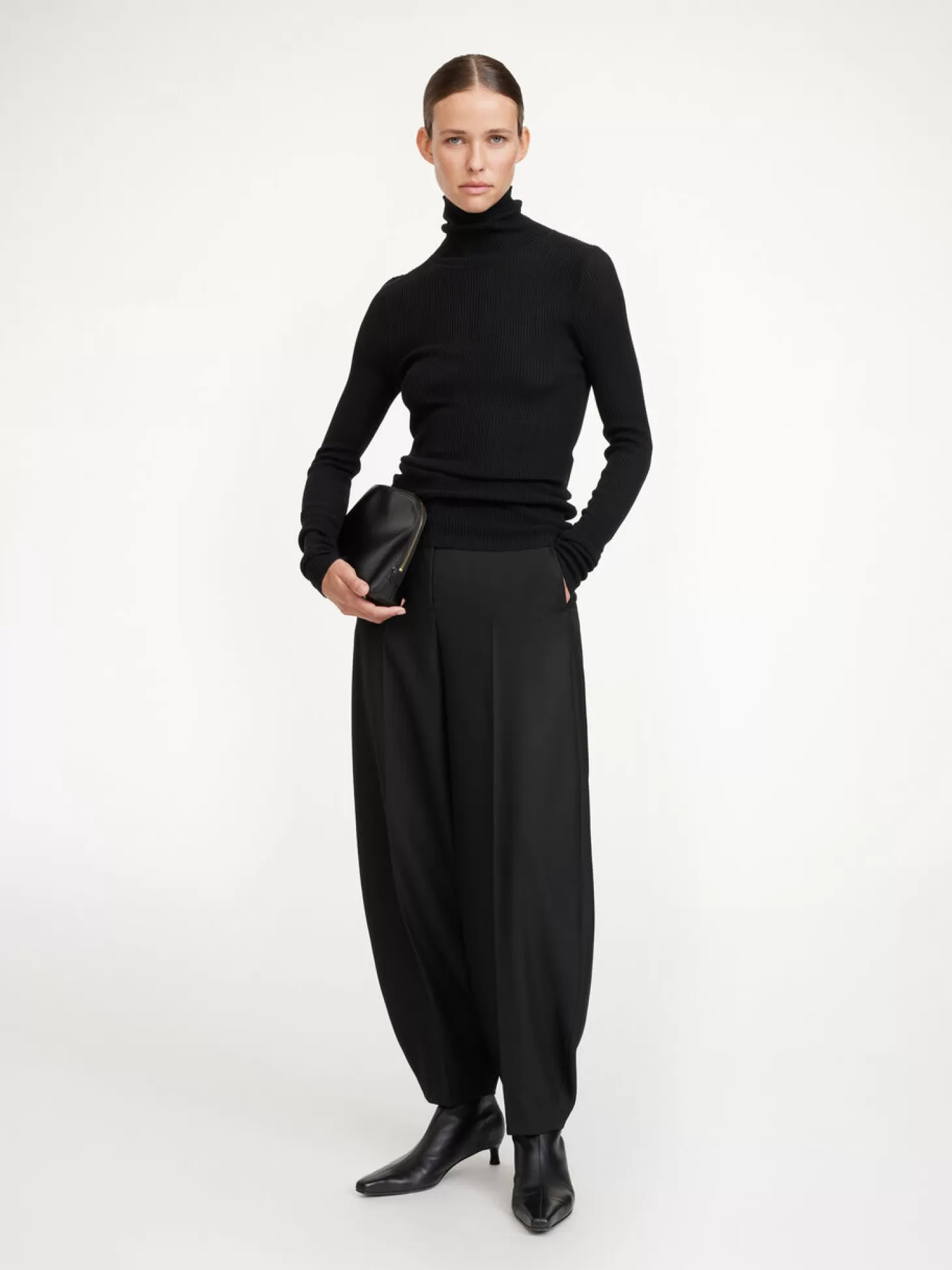 By Malene Birger Carlien High-Waisted Trousers-Women Trousers