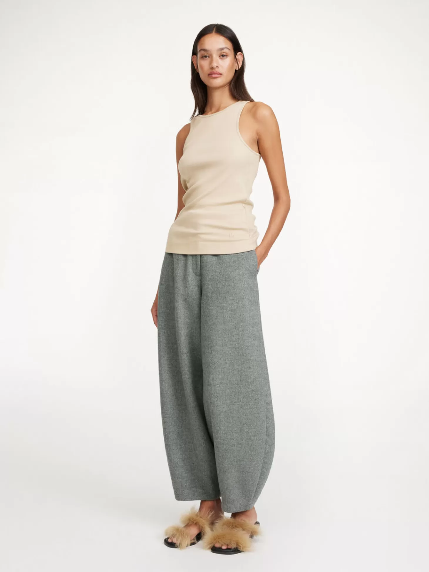 By Malene Birger Carlien Wool Trousers-Women Trousers