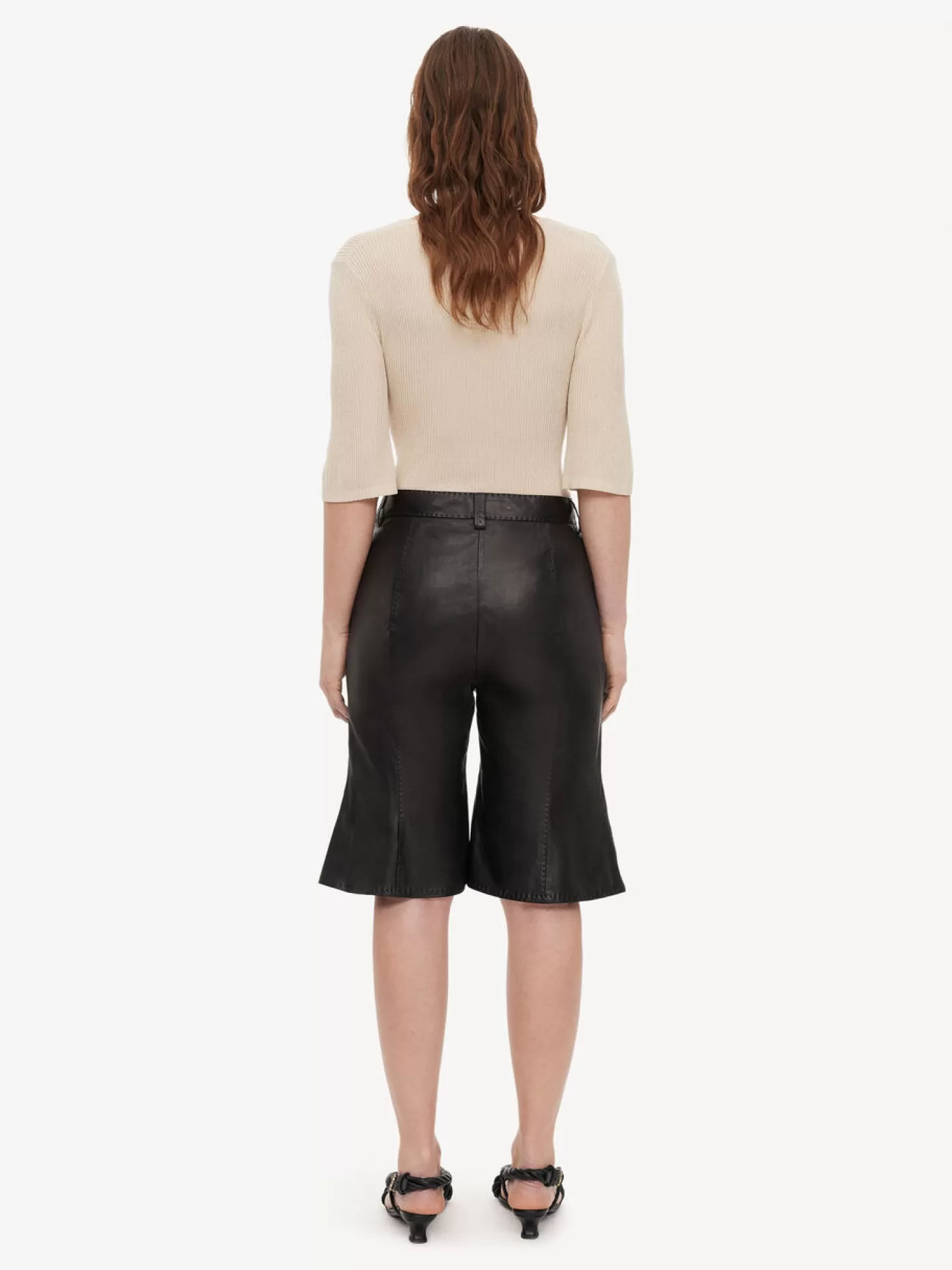 By Malene Birger Carmone Leather Shorts-Women Trousers