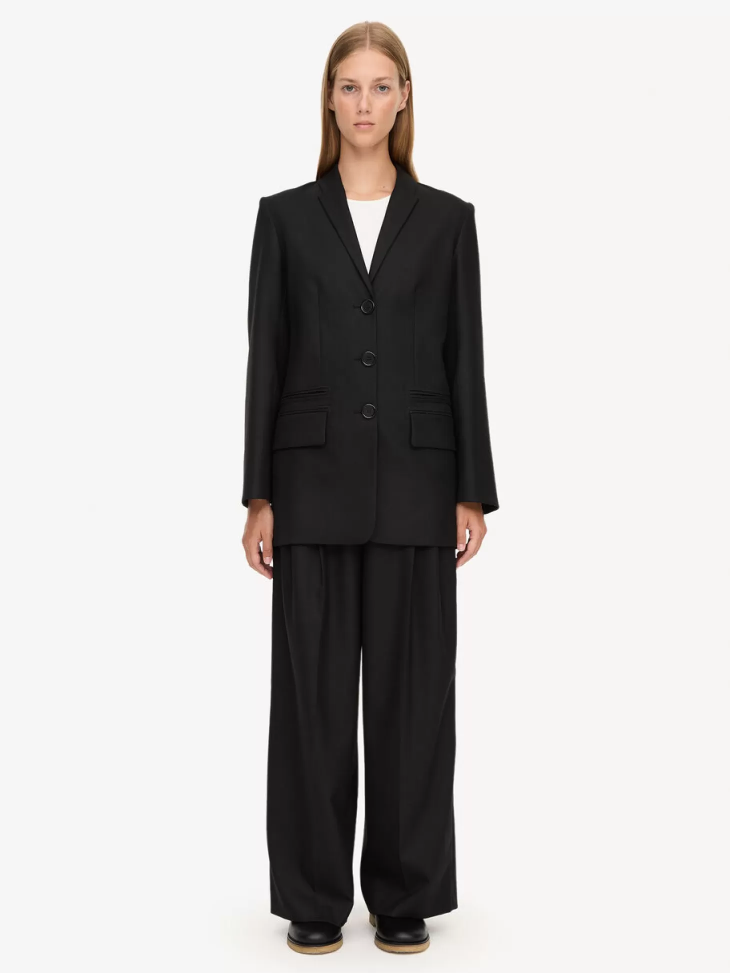 By Malene Birger Cymbaria High-Waist Trousers-Women Trousers