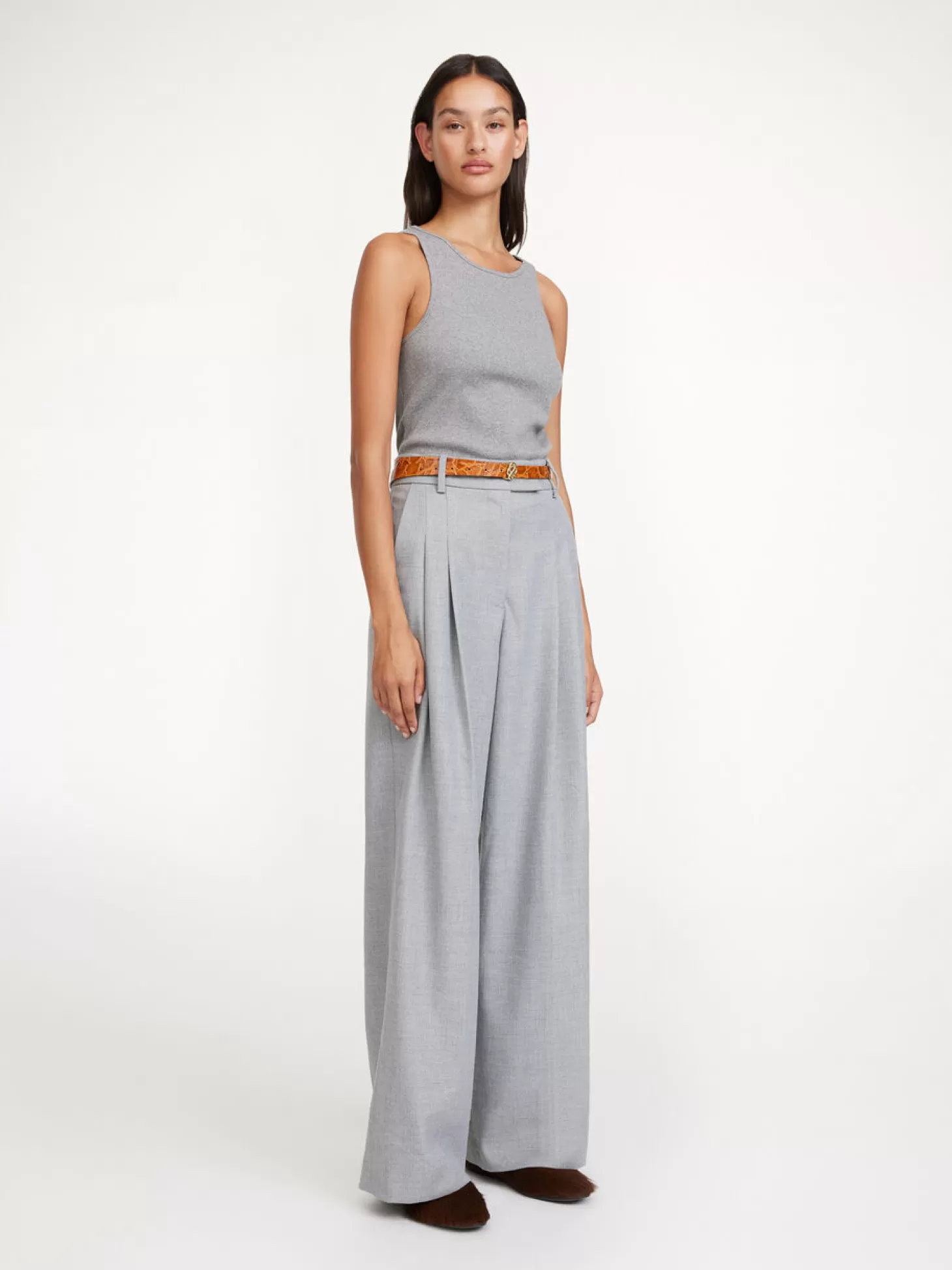 By Malene Birger Cymbaria High-Waist Trousers-Women Trousers