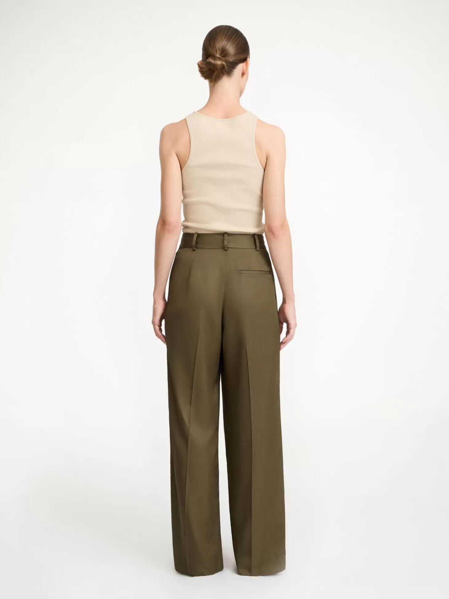 By Malene Birger Cymbaria High-Waisted Trousers-Women Trousers