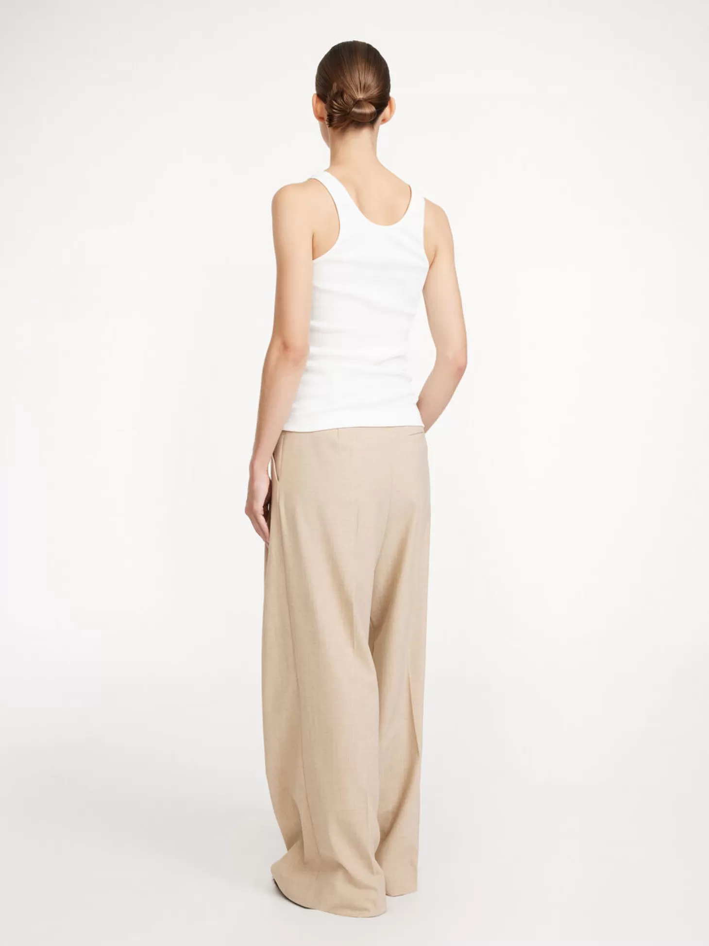 By Malene Birger Cymbaria High-Waisted Trousers-Women Trousers