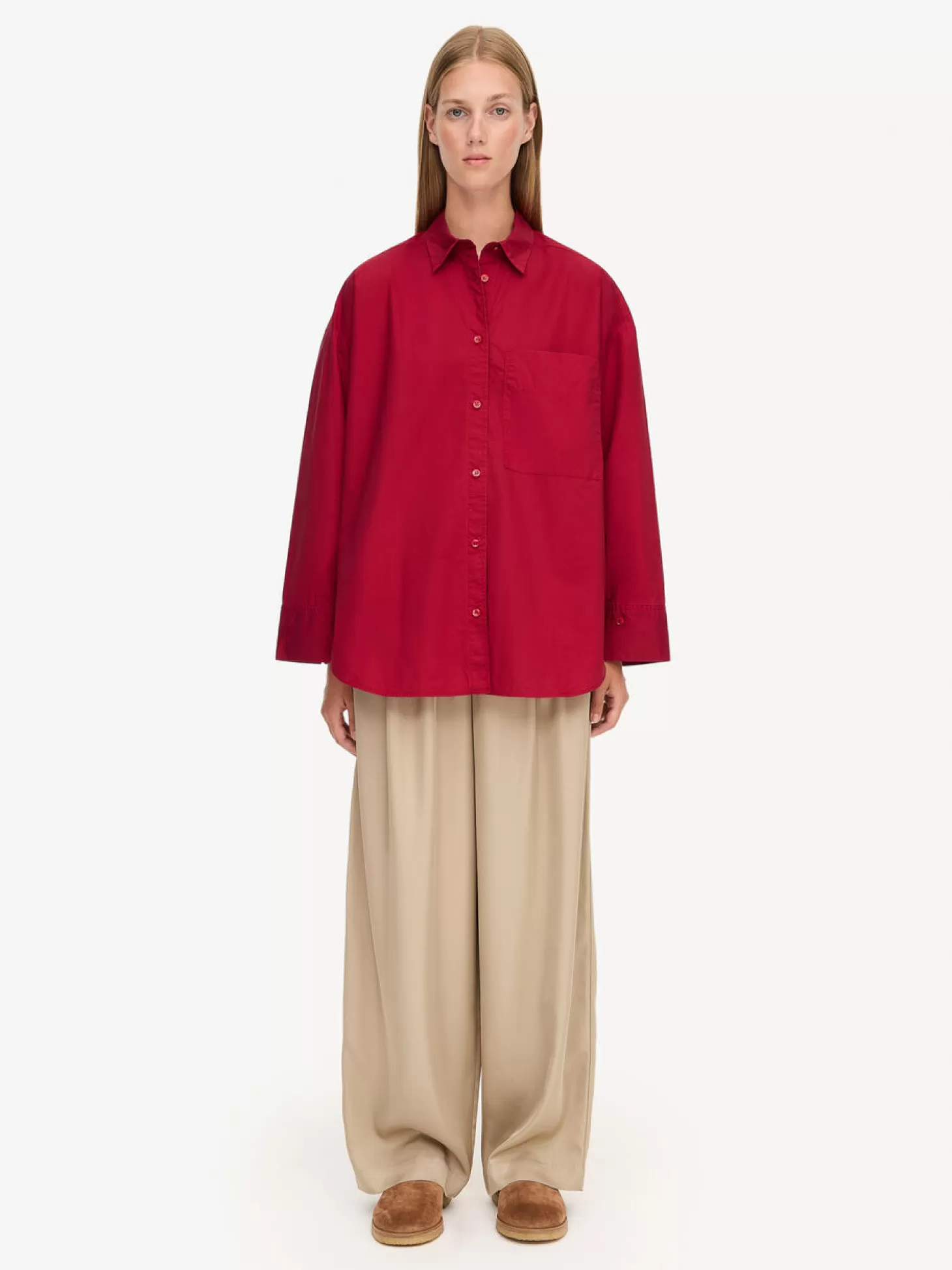 By Malene Birger Derris Organic Cotton Shirt-Women Shirts And Tops