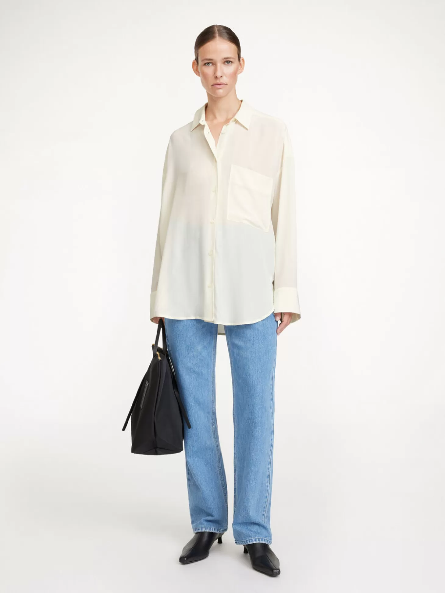 By Malene Birger Derris Organic Silk Shirt-Women Shirts And Tops