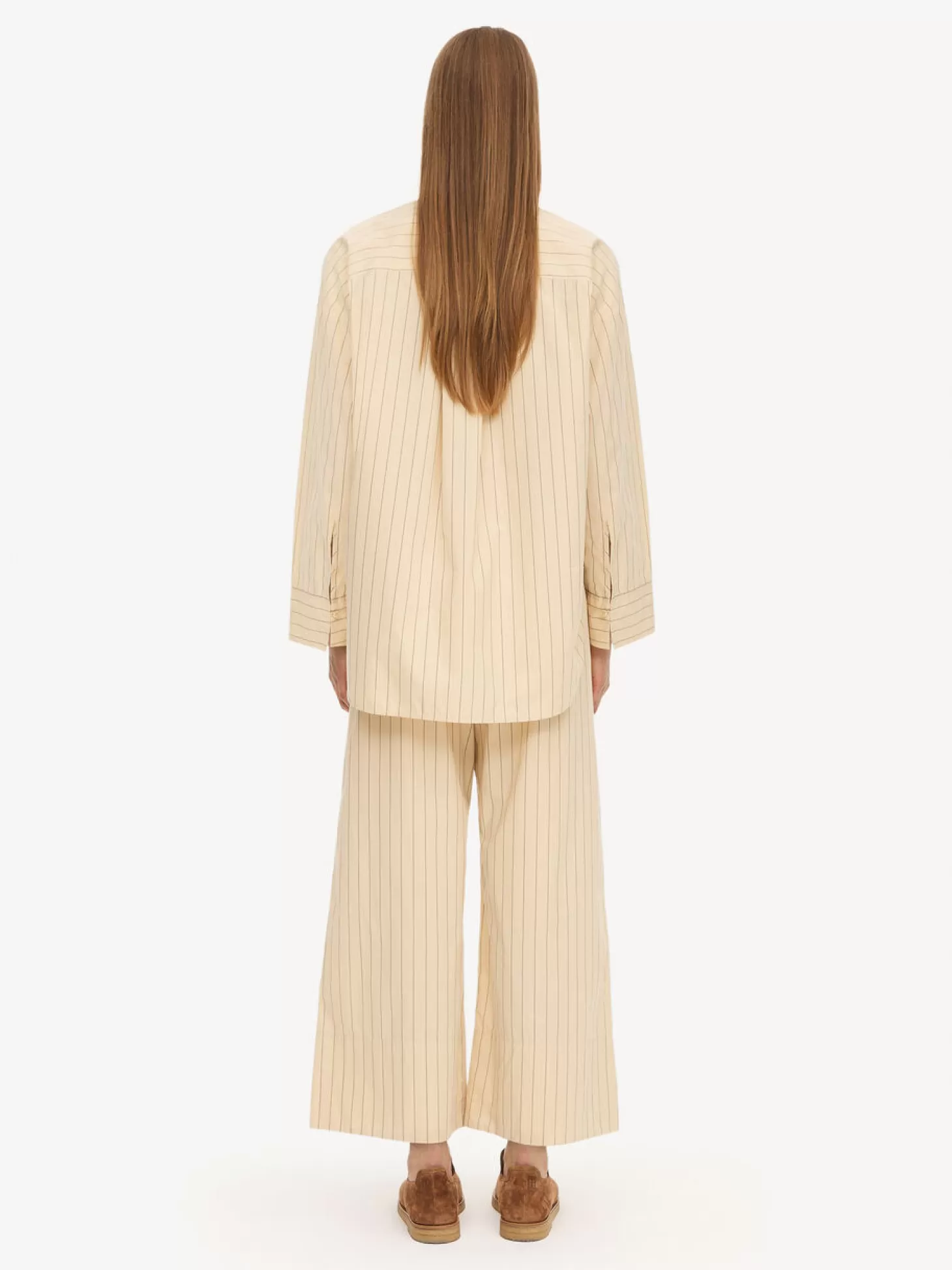 By Malene Birger Derris Striped Shirt-Women Shirts And Tops