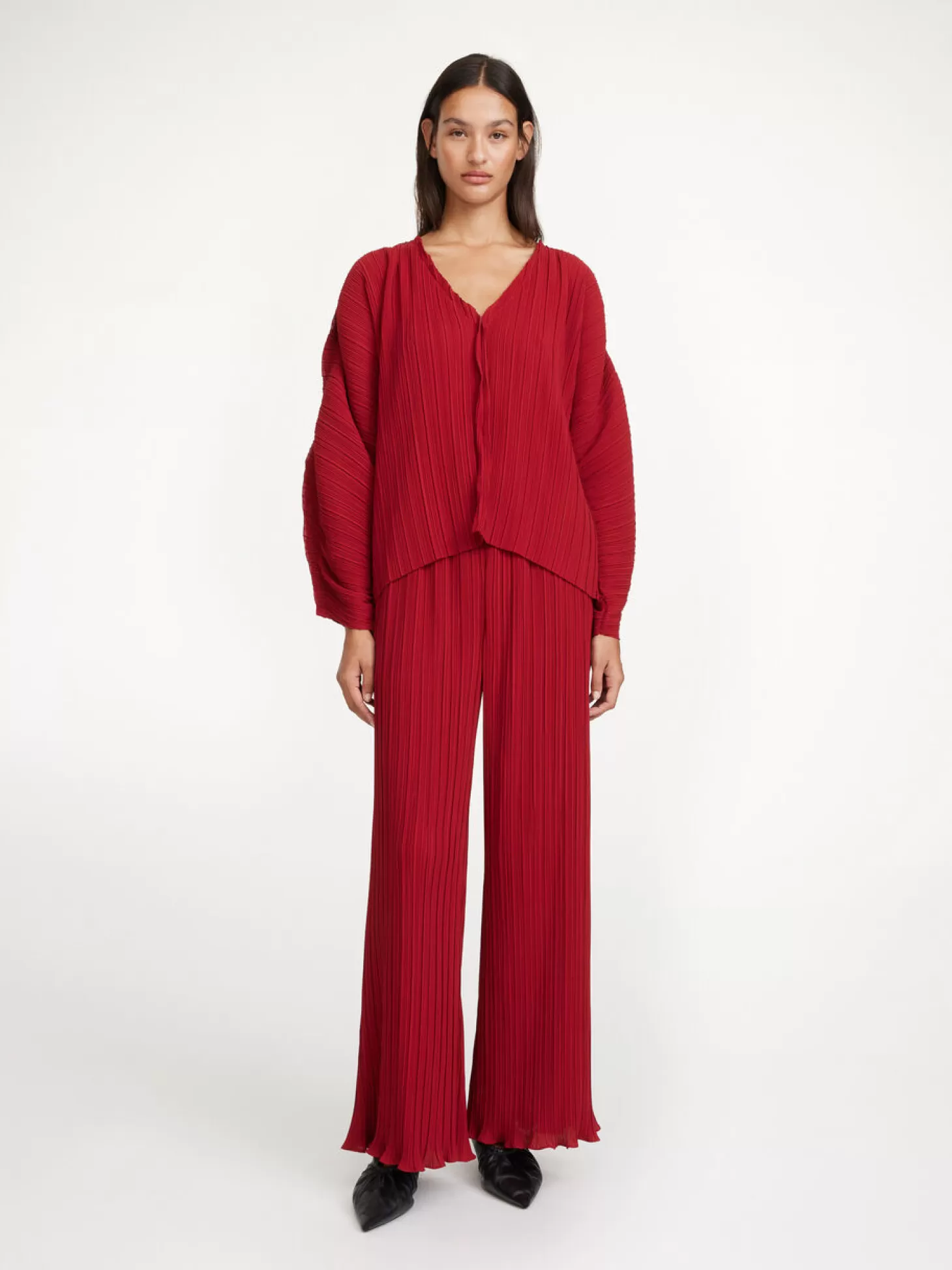 By Malene Birger Devone Pleated Blouse-Women Shirts And Tops