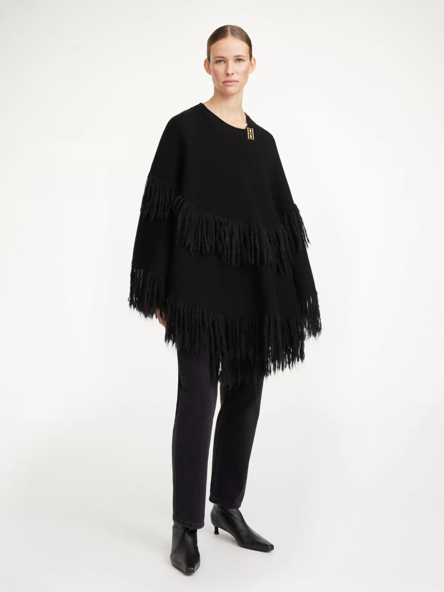 By Malene Birger Dixi Wool Poncho-Women Coats And Jackets