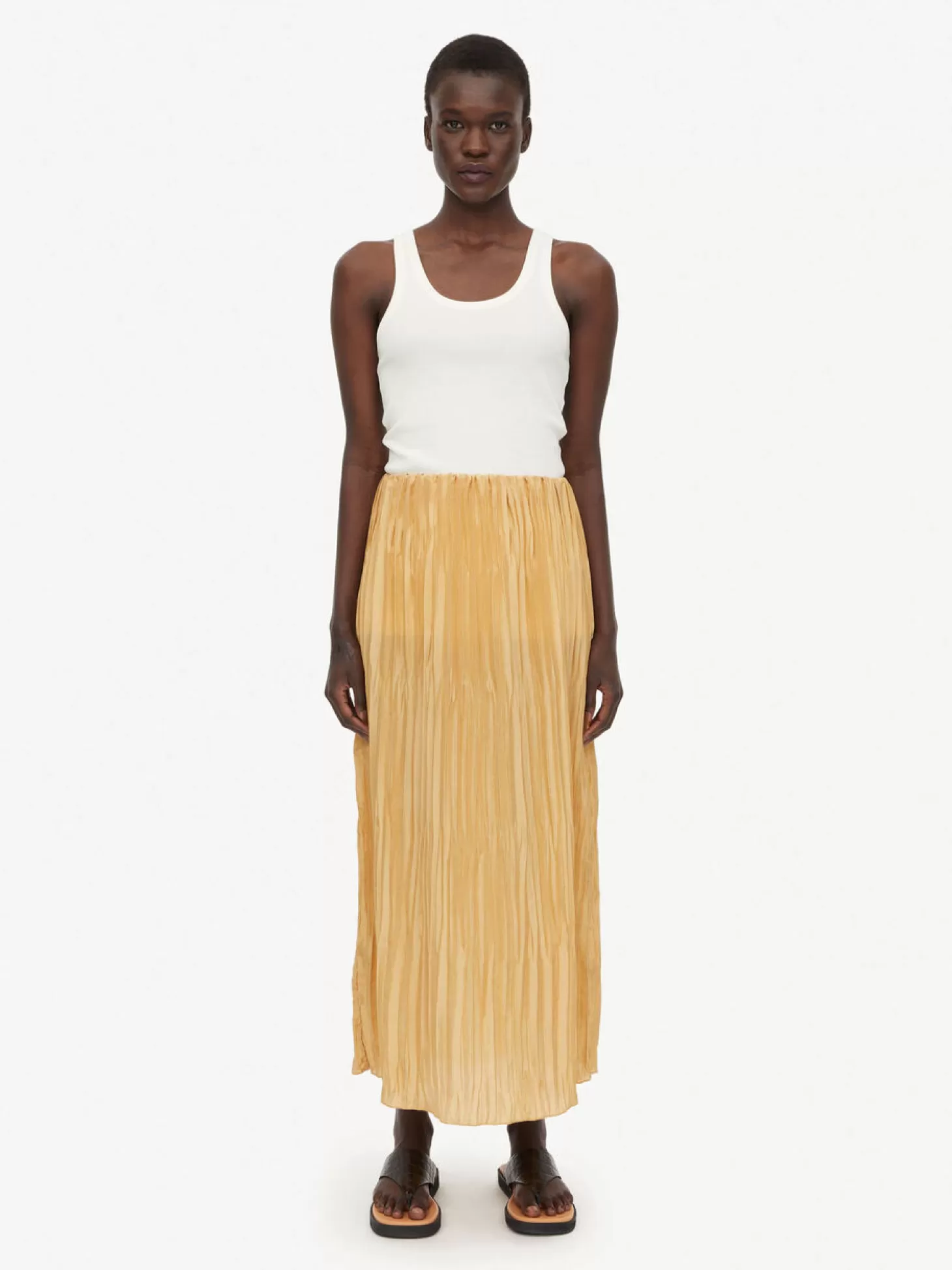 By Malene Birger Elisas Organic Silk Skirt-Women Skirts