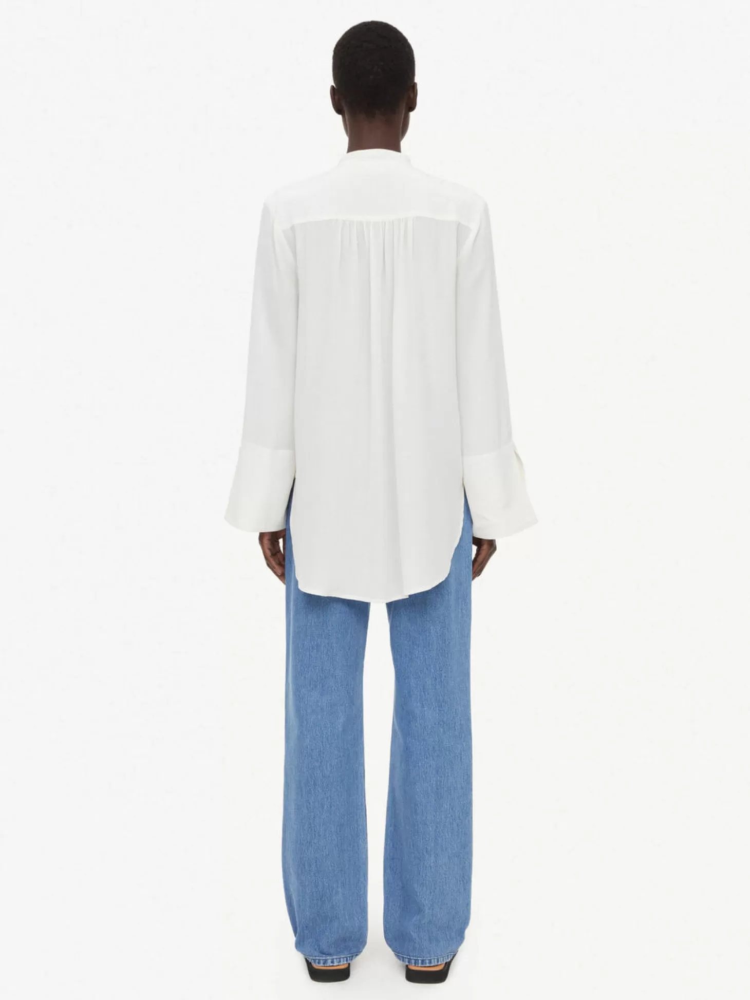 By Malene Birger Flaiy Silk Blouse-Women Shirts And Tops