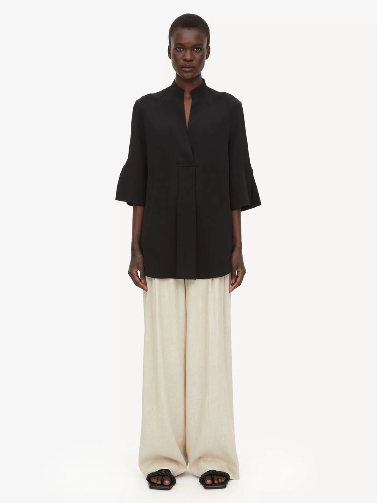 By Malene Birger Flayia Silk Blouse-Women Shirts And Tops