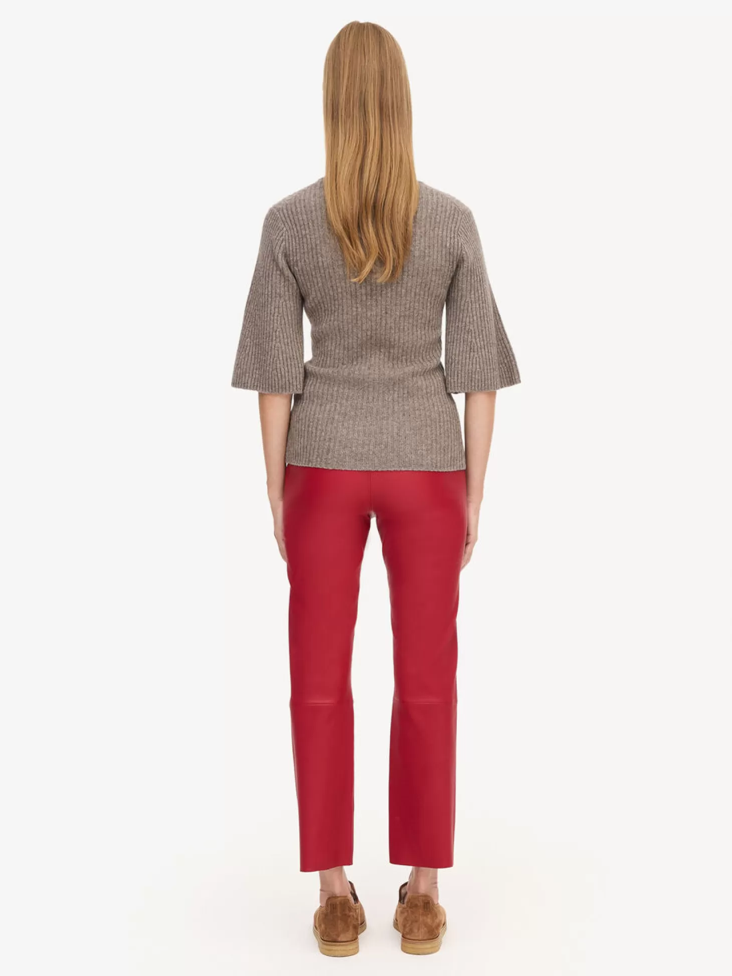 By Malene Birger Florentina Leather Trousers-Women Trousers