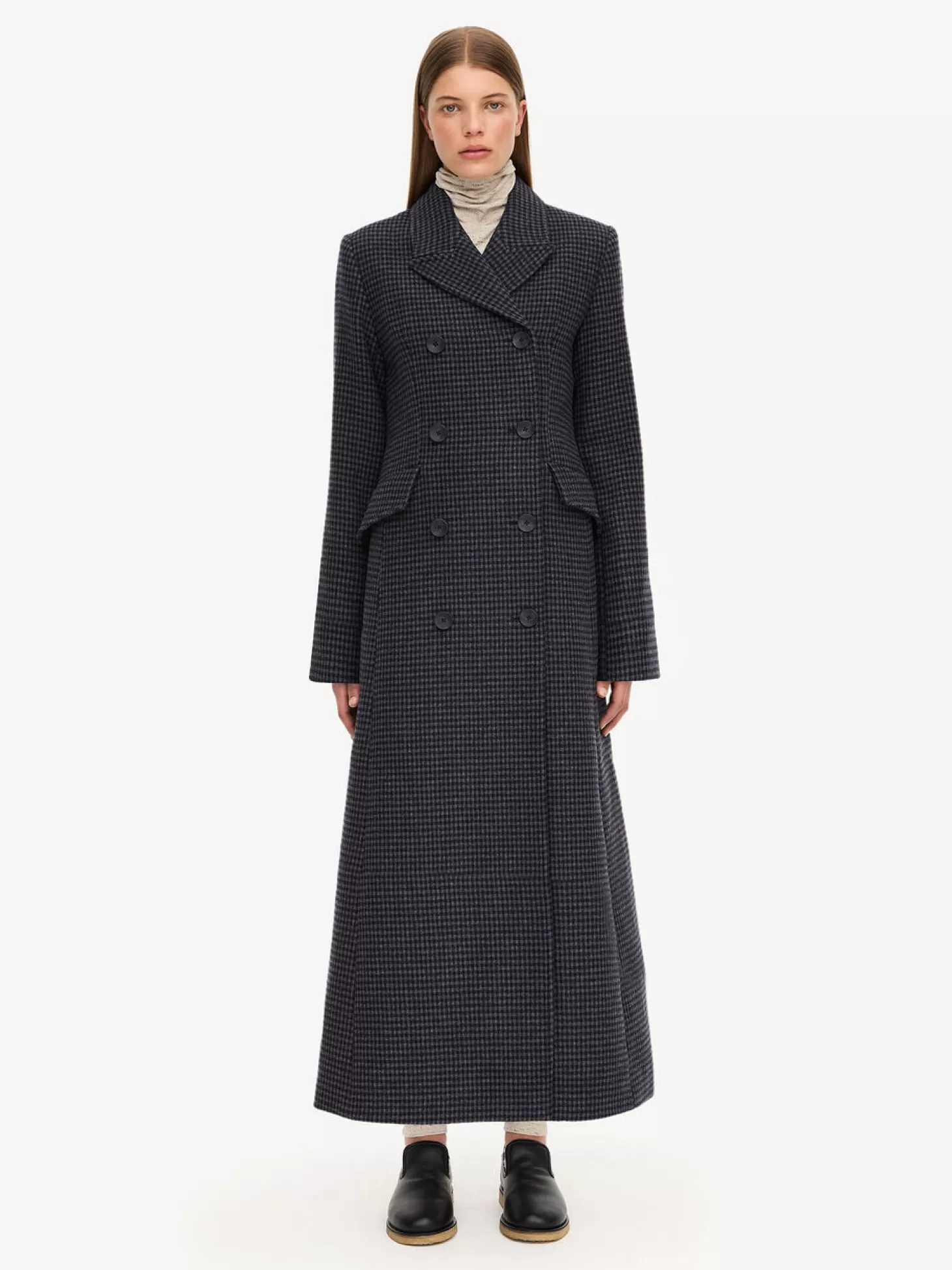 By Malene Birger Gardeniia Checked Coat-Women Coats And Jackets