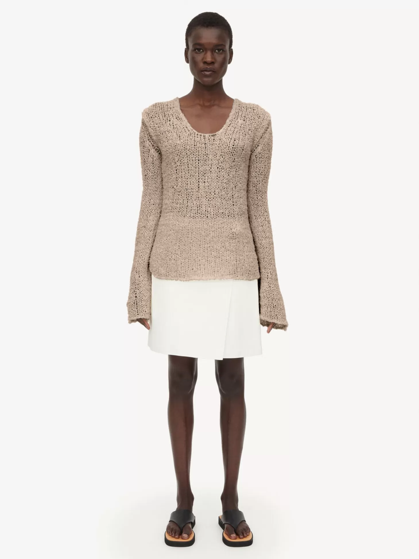 By Malene Birger Pelira Open-Knit Top-Women Knitwear