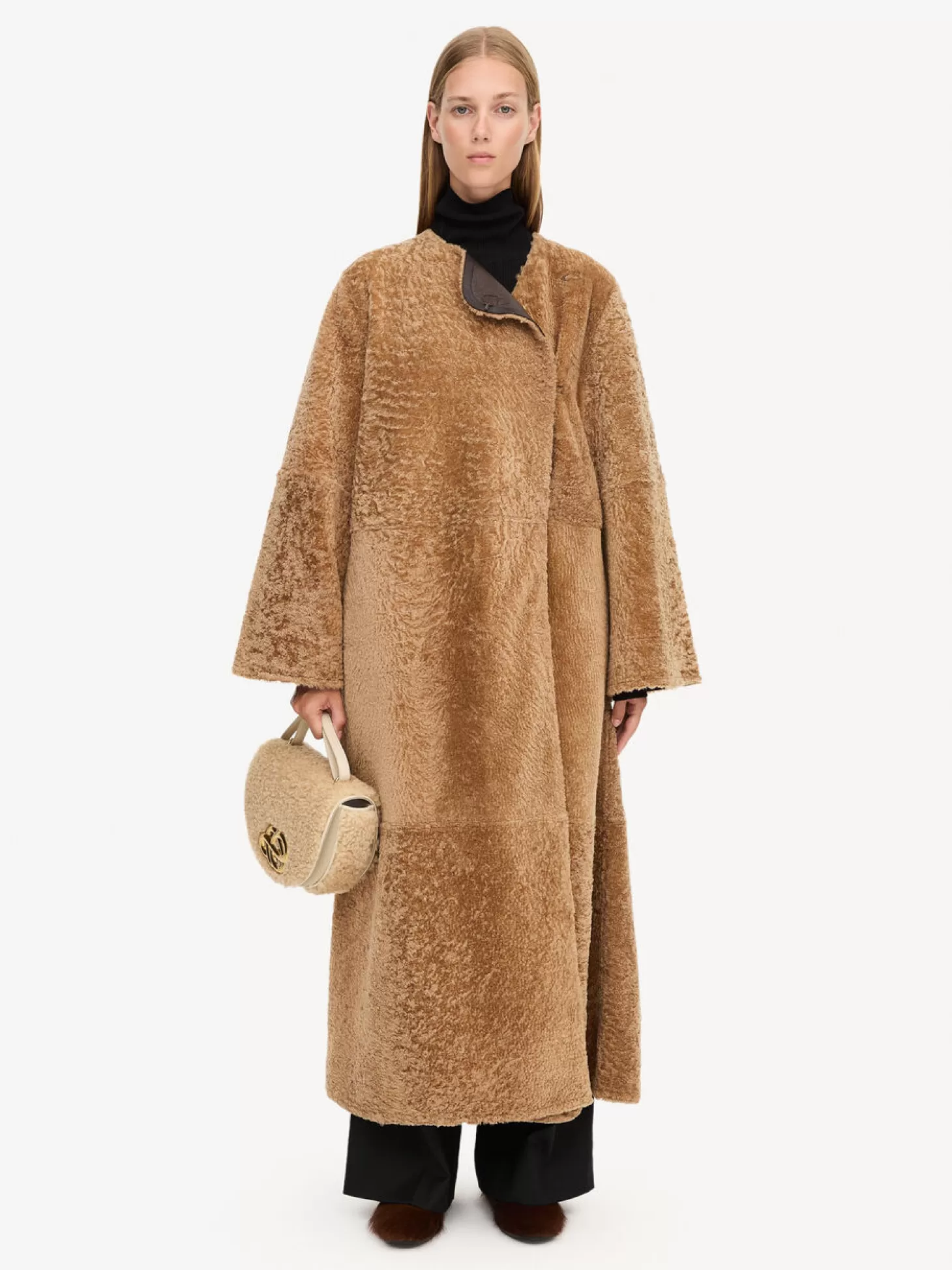 By Malene Birger Sandras Shearling Coat-Women Coats And Jackets