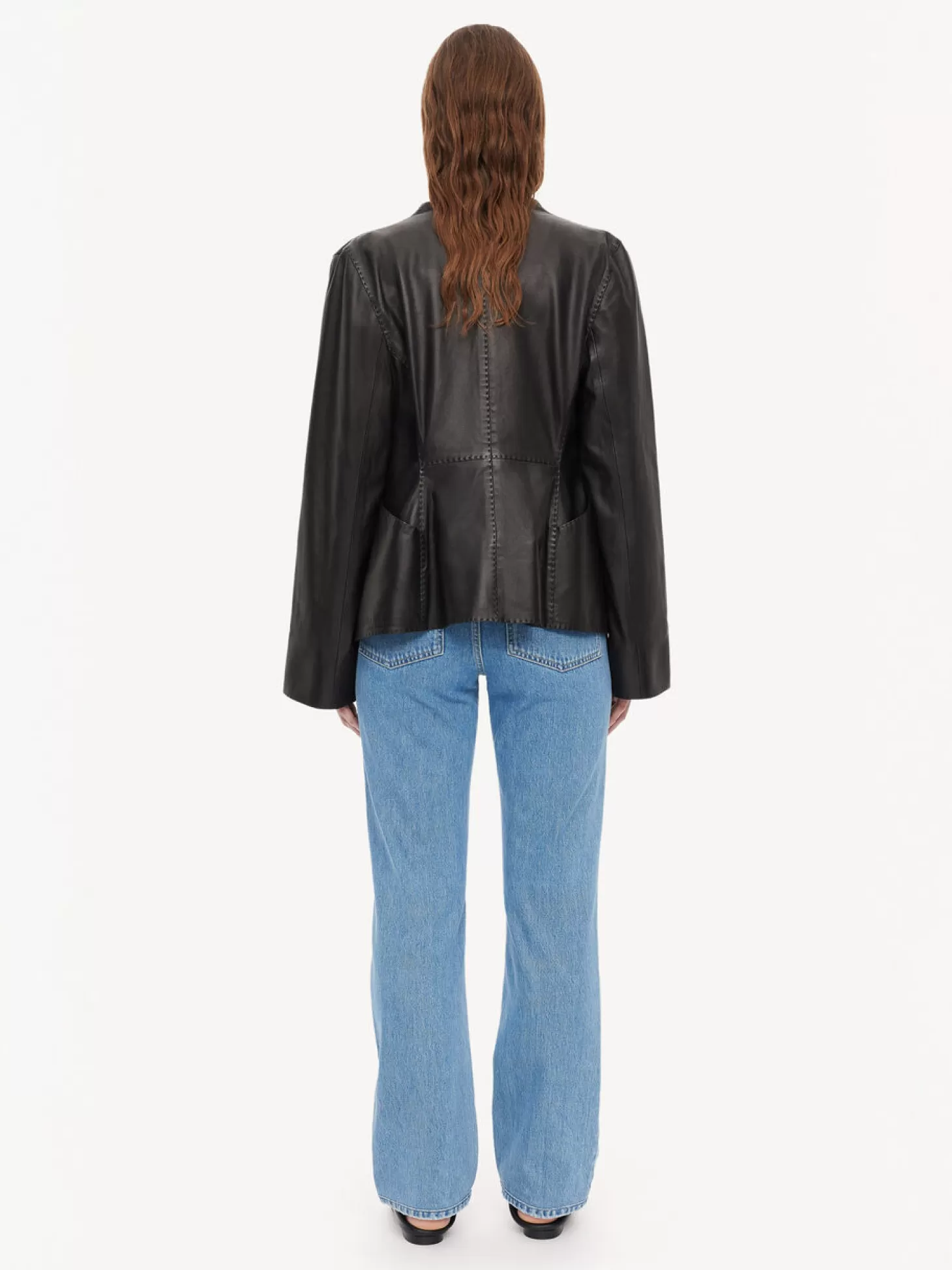 By Malene Birger Selmas Cropped Leather Jacket-Women Coats And Jackets