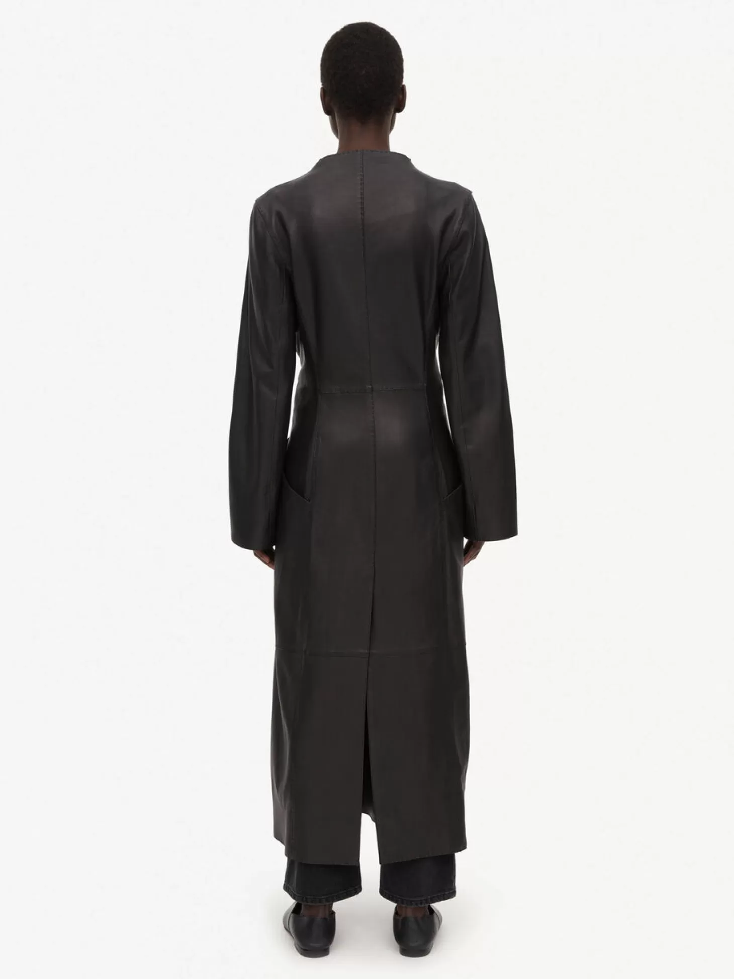 By Malene Birger Sirrena Leather Coat-Women Coats And Jackets